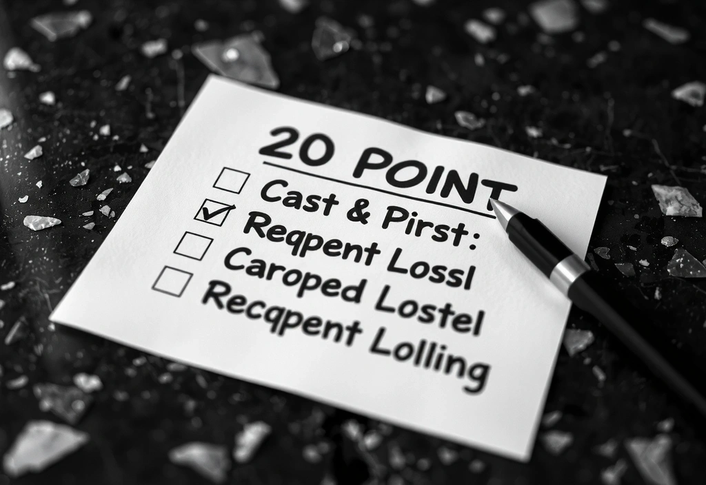 Primera lista de verificación manuscrita